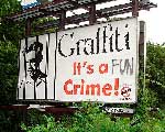 Graffiti. It's a FUN Crime