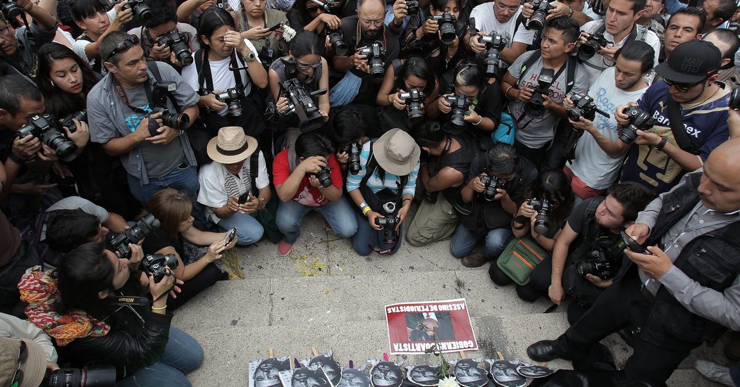 Huge Rally Over Killing of Mexican Journalist – The New York Times