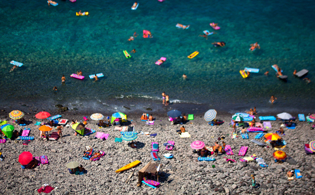 Humor, Lightness, and Bright Beach Parasols on the Coast of Italy – Feature Shoot