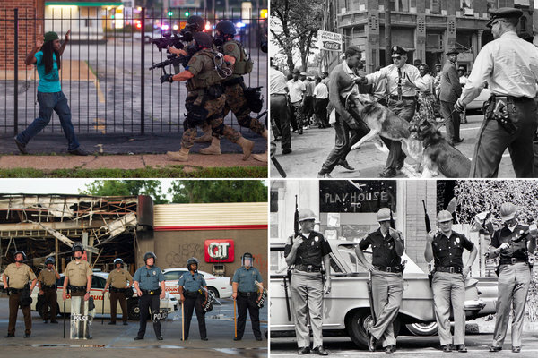 Ferguson Images Evoke Civil Rights Era and Changing Visual Perceptions – NYTimes.com