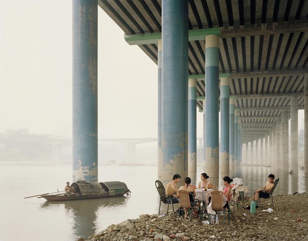 Nadav Kander photographs China along the Yangtze River in his series, “Yangtze– The Long River.”