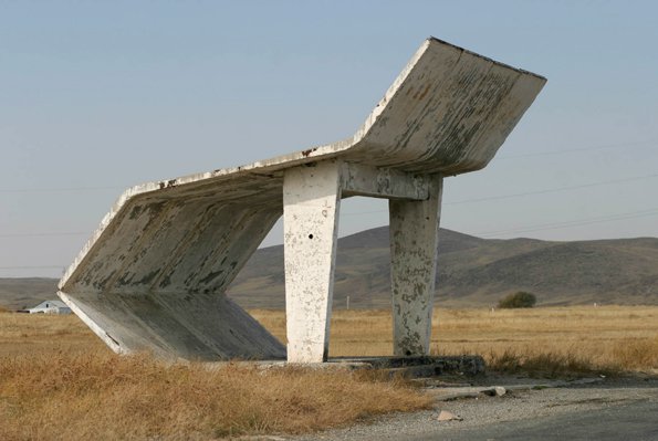Soviet bus stops captured by worldly photographer Christopher Herwig