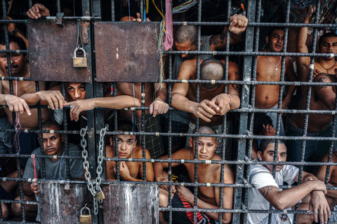 Photos Document Inhumane Prison Cages Housing Members of El Salvador’s Two Largest Gangs