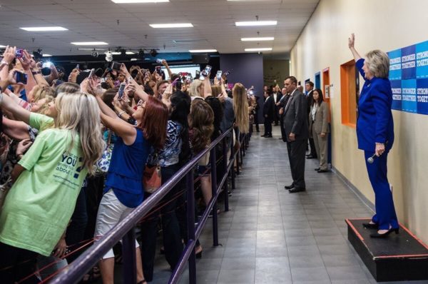 Girl Power, Sexism and that Viral Hillary Millennial Selfie Swarm – Reading The Pictures