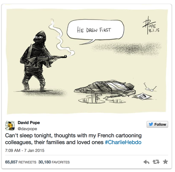 Pathos to Politics, Compassion to Poison: The Cartoonist’s Response to the Paris Terrorist Attack on Charlie Hebdo — BagNews