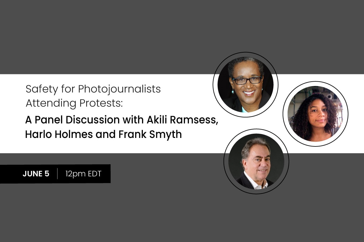 Free Webinar: A Discussion About Safety for Photojournalists Attending Protests – PhotoShelter Blog