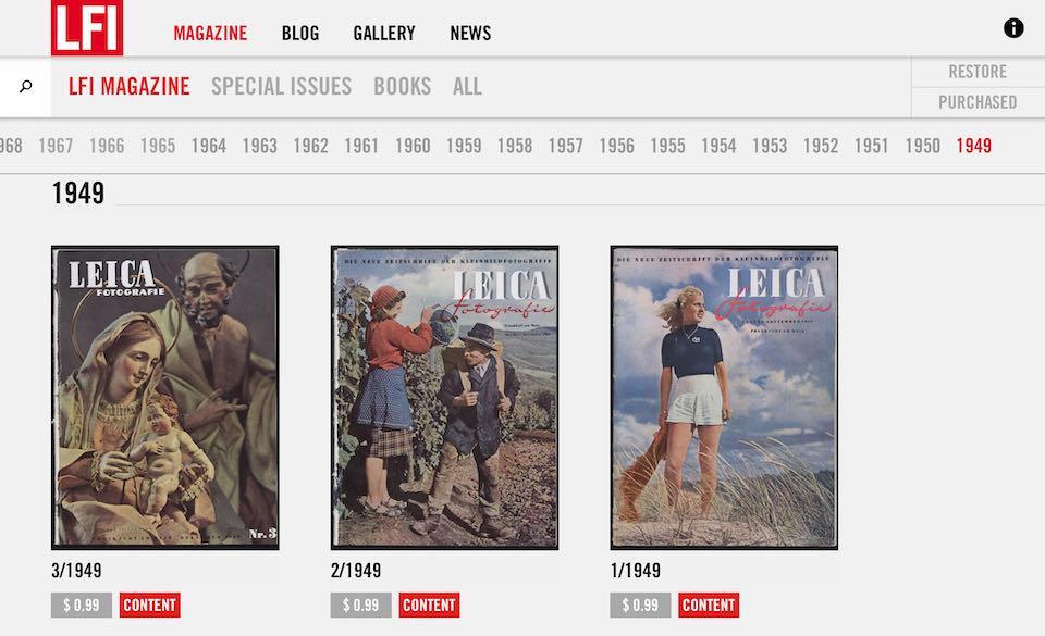 Scanned older issues of LFI magazine now available in the LFI app (from 1949-2022) – Leica Rumors