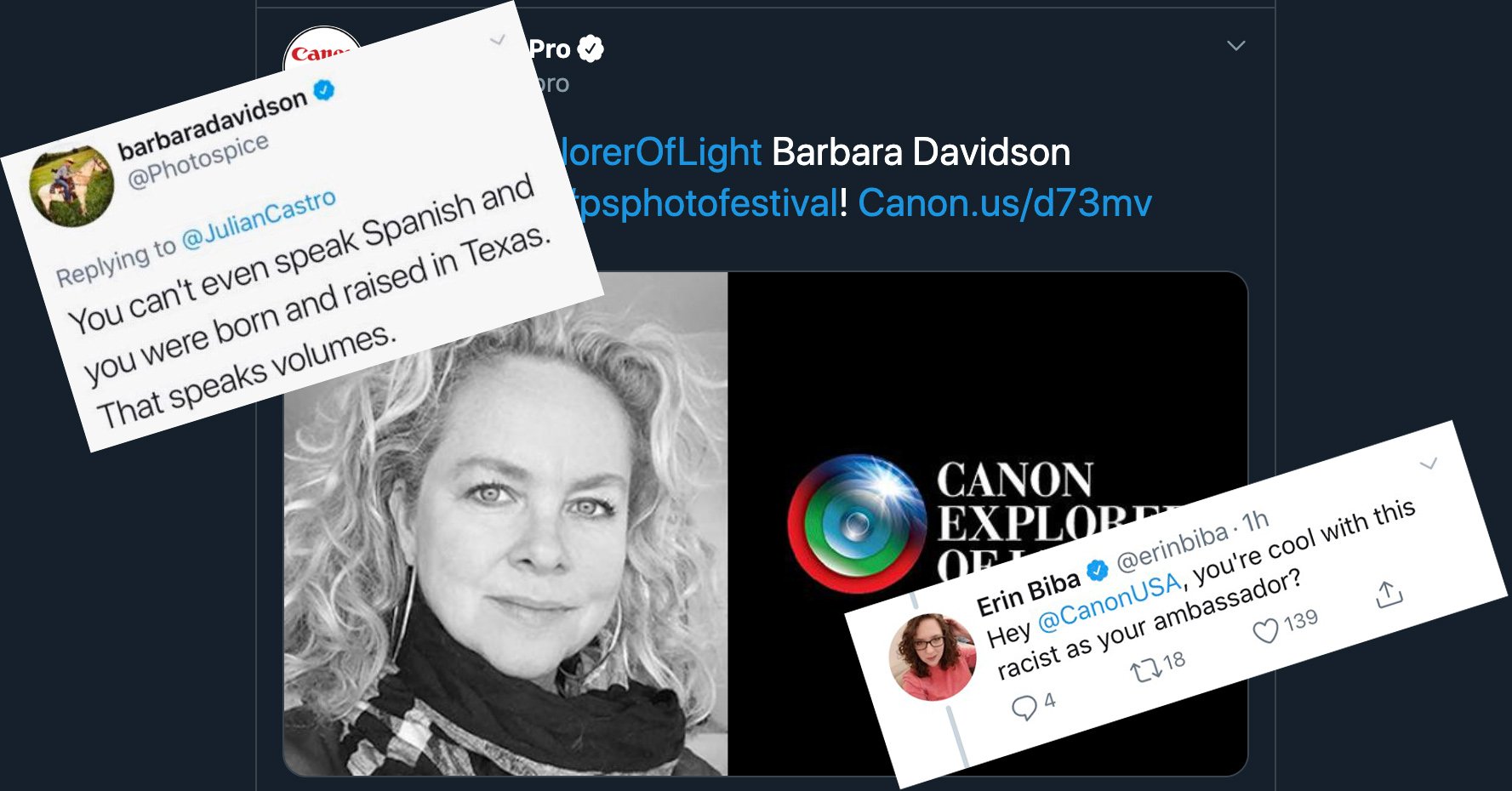 Canon Drops Ambassador Barbara Davidson for ‘Racist’ Tweet