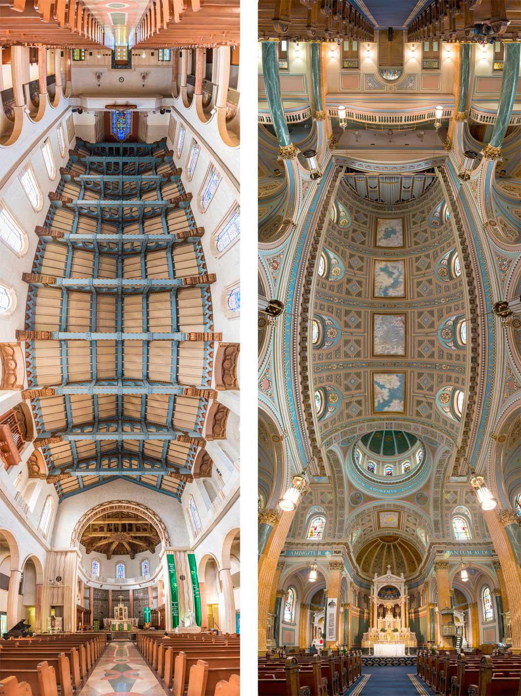 Richard Silver: “Vertical Churches” captures churches from altar to entrance (PHOTOS).