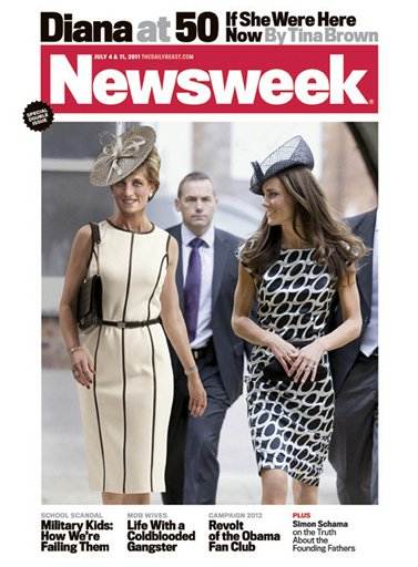 Newsweek ages Diana to 50 in ultimate photoshop disaster