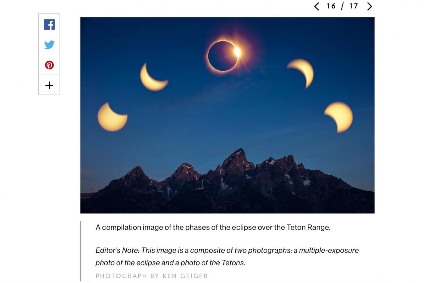Eclipse Composite Photo is Beautiful, But Not Real | NPPA