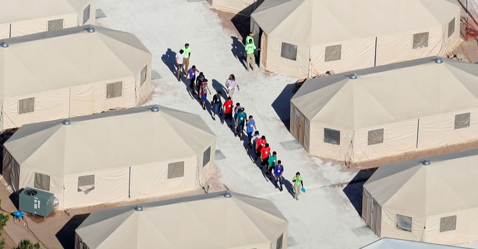A Tent City for Children Detained at the Border: Photos – The Atlantic