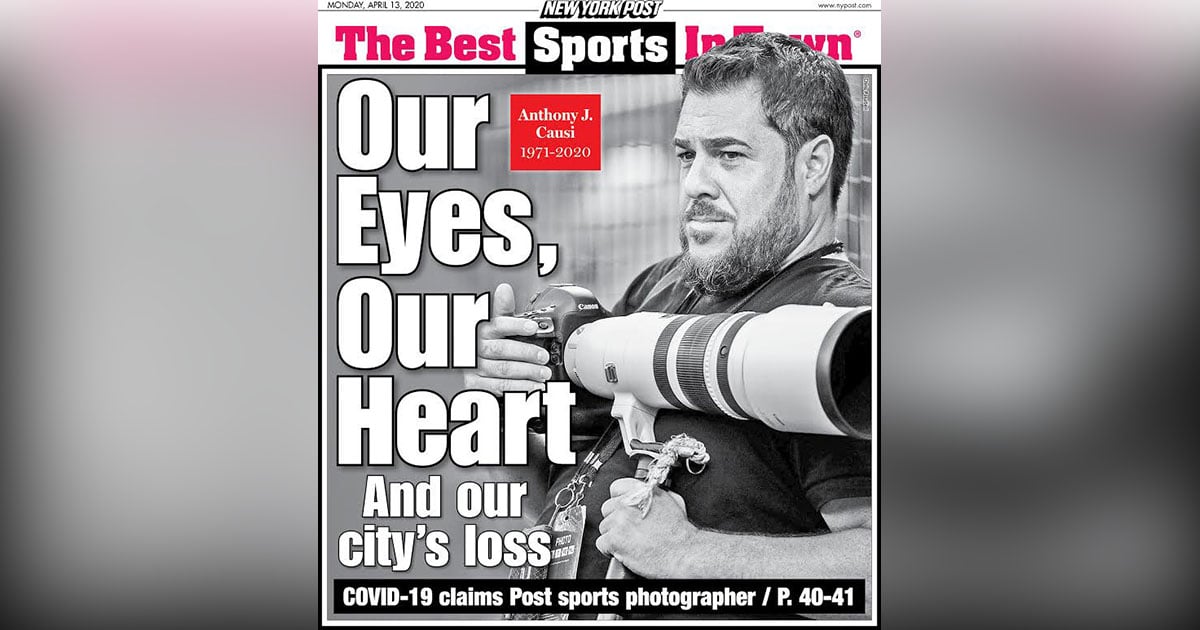 Sports Photographer Anthony Causi Dies of Coronavirus at 48