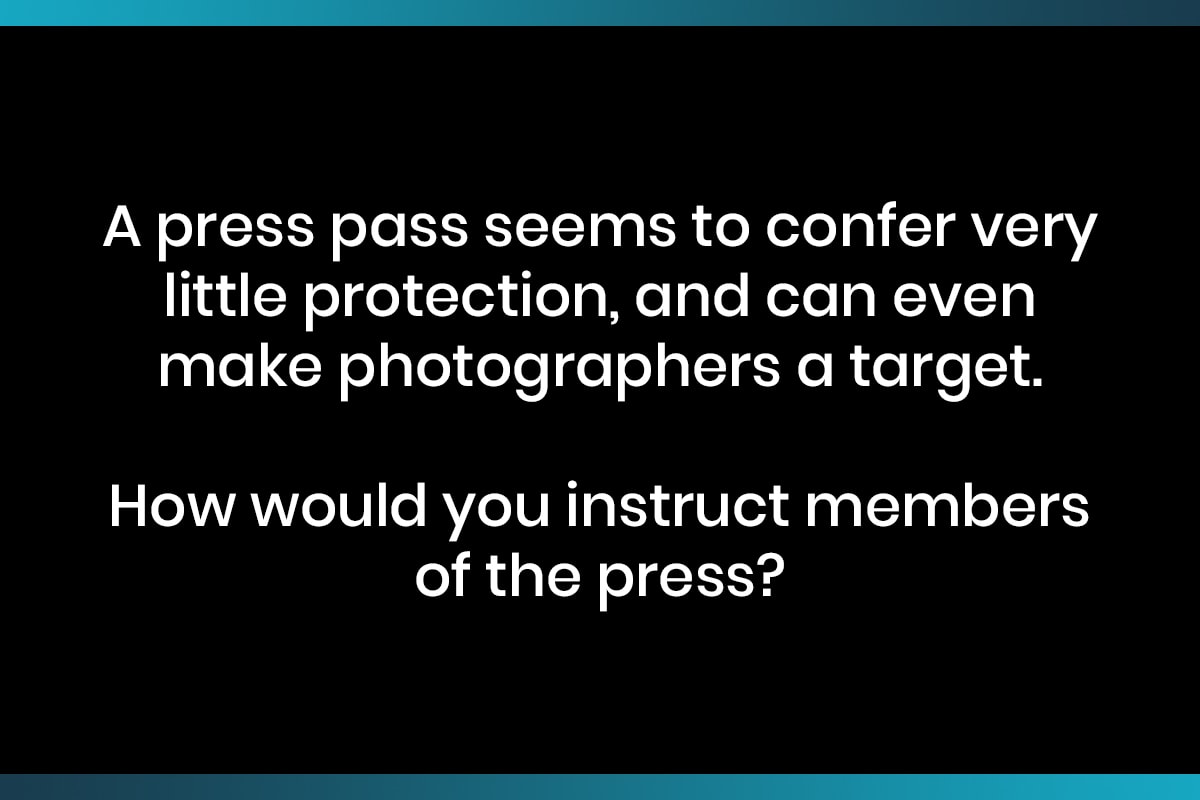 WATCH: Safety for Photojournalists Attending Protests – PhotoShelter Blog