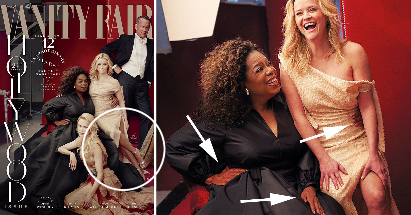 Vanity Fair Gives Reese Witherspoon and Oprah Extra ‘Leg’ and Hand