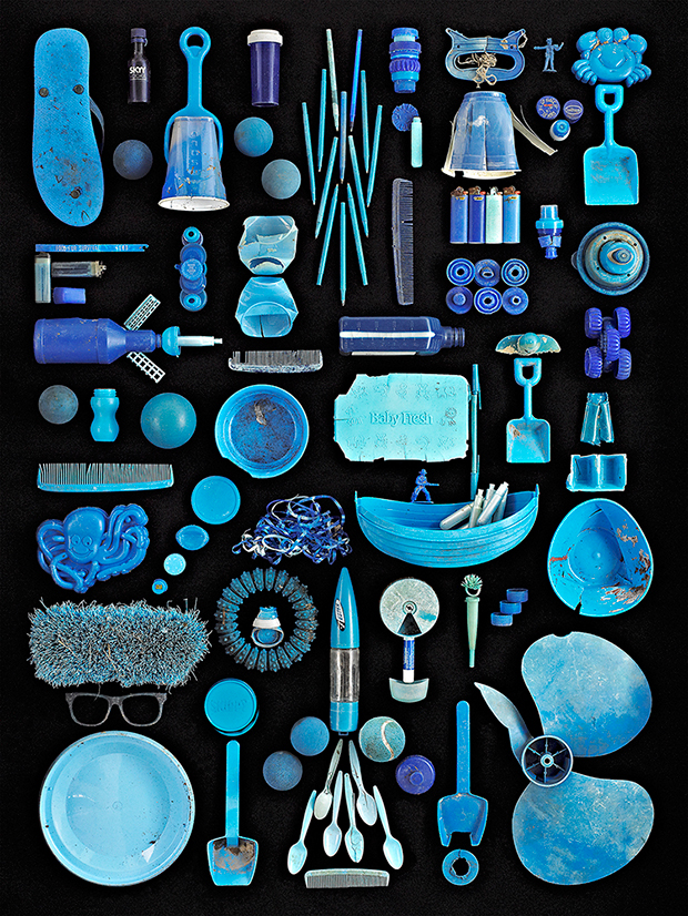 Trash Organized Neatly: A Photographer’s Colorful Collection of Discarded Objects